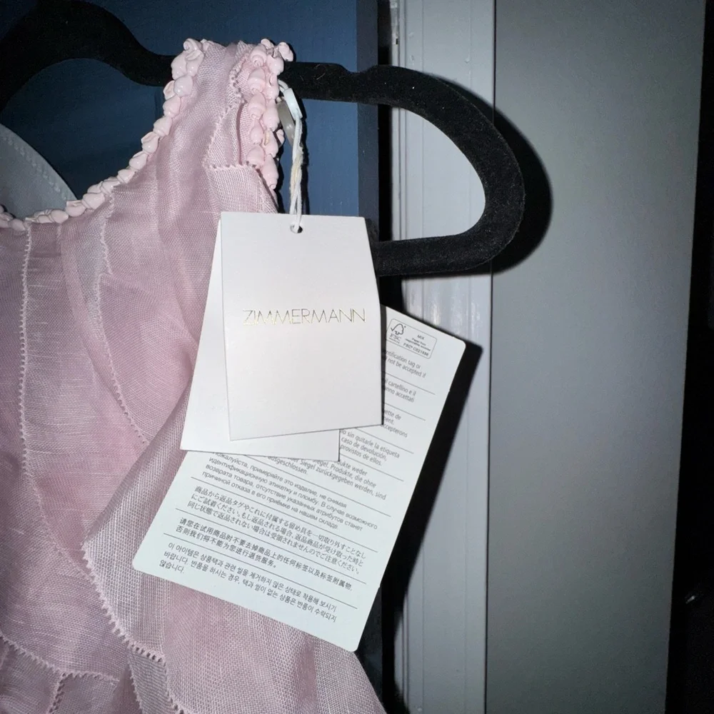 Zimmermann Ruffled Pink Blouse - Picture 4 of 6
